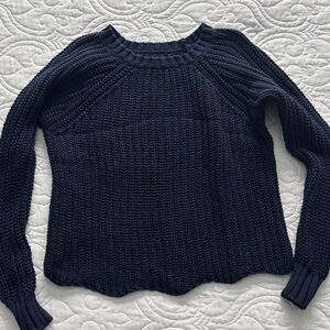 American Eagle Outfitters Navy Crew Neck Sweater